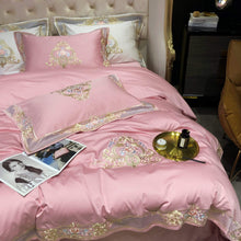 Load image into Gallery viewer, Prarie Pink Duvet Cover Set