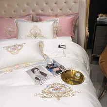 Load image into Gallery viewer, Prarie White Duvet Cover Set