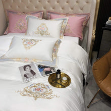 Load image into Gallery viewer, Prarie White Duvet Cover Set