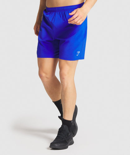 Gymshark Arrival Zip Pocket Shorts - Blue