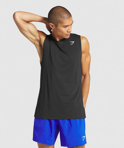 Gymshark Arrival Sleeveless Tee - Black