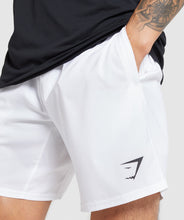 Load image into Gallery viewer, Gymshark Arrival Shorts - White Image D1