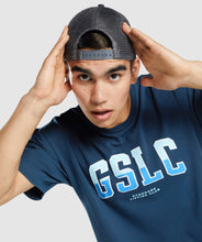 Load image into Gallery viewer, Gymshark GSLC Collegiate Oversized T-Shirt - Navy