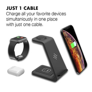 3 in 1 Wireless Charger (4506950107201)